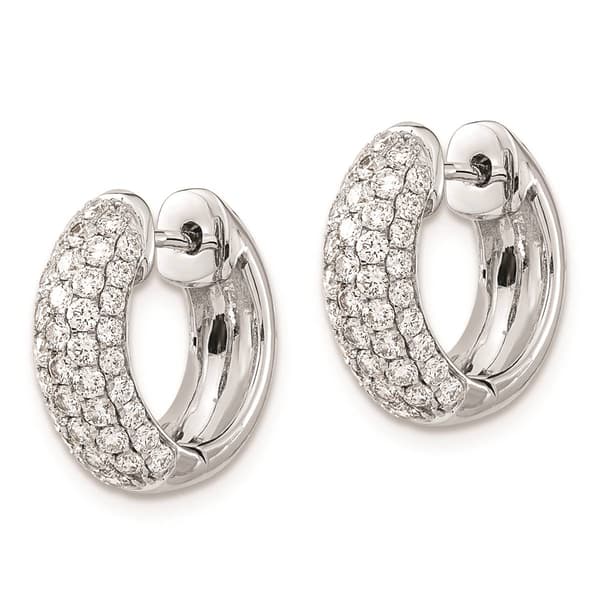 Pure Fire 14kt. White Gold 1 1/5ctw. Lab Grown Diamond Earrings