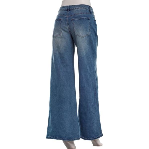 Juniors Madden Girl High Rise 90''s Wide Leg Jeans