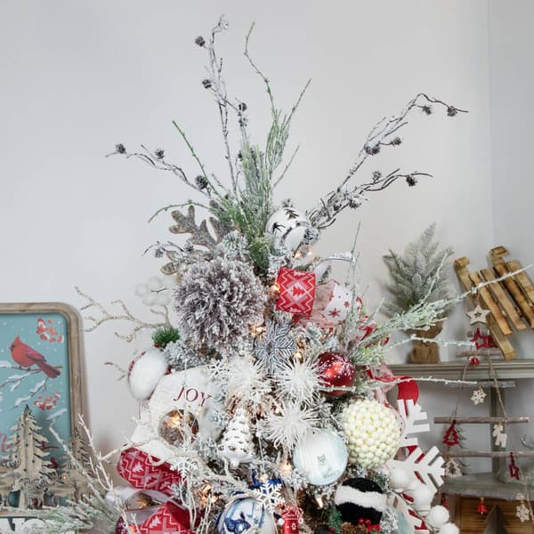 Northlight Seasonal White Berries Christmas Ball Ornaments