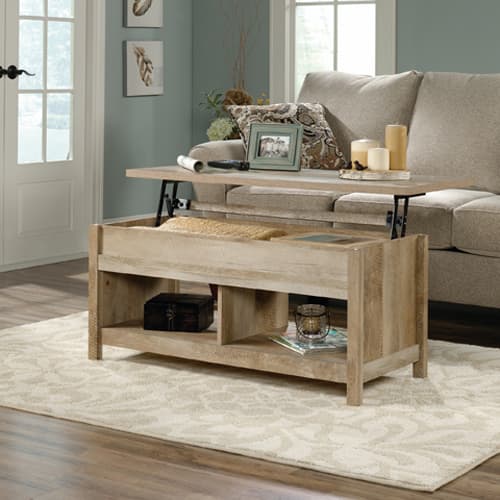 Sauder Cannery Bridge Lift Top Coffee Table - Lintel Oak