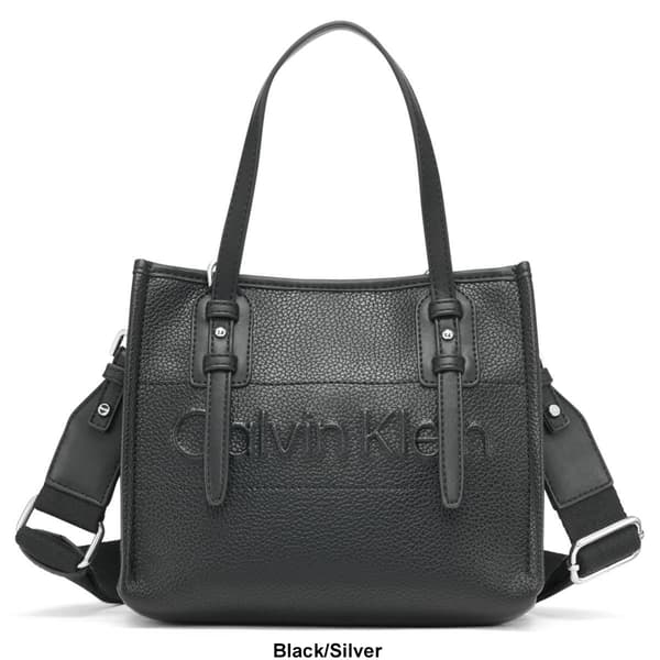 Calvin Klein Modern Essential Mini Tote with Magnet Snap Closure