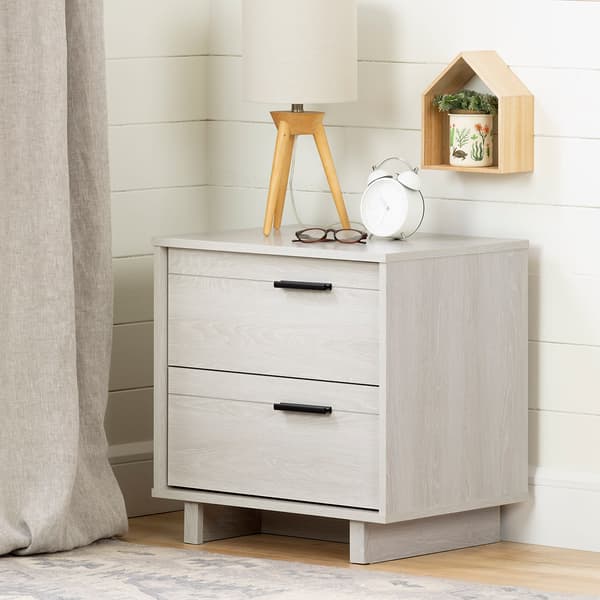 South Shore Fynn 2 Drawer Nightstand
