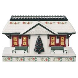 Pfaltzgraff® Winterberry Village Train Station with LED Light