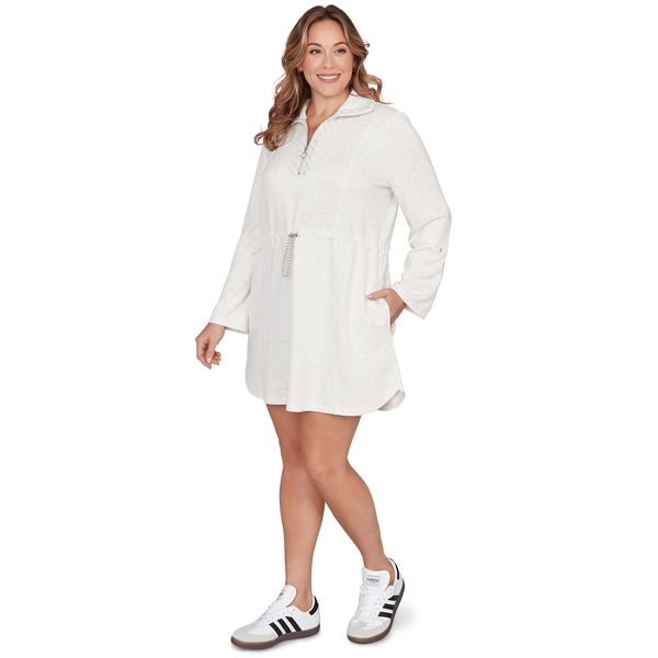 Plus Size Ruby Rd. Jetsetter Speckled Ultra Knit Sweater Dress