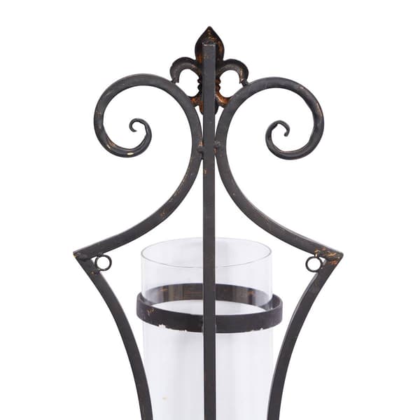 9th & Pike&#174; Black Iron Traditional Wall Sconce
