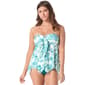 Womens CoCo Reef Dreamscape Bandeau Tankini Swim Top - image 1