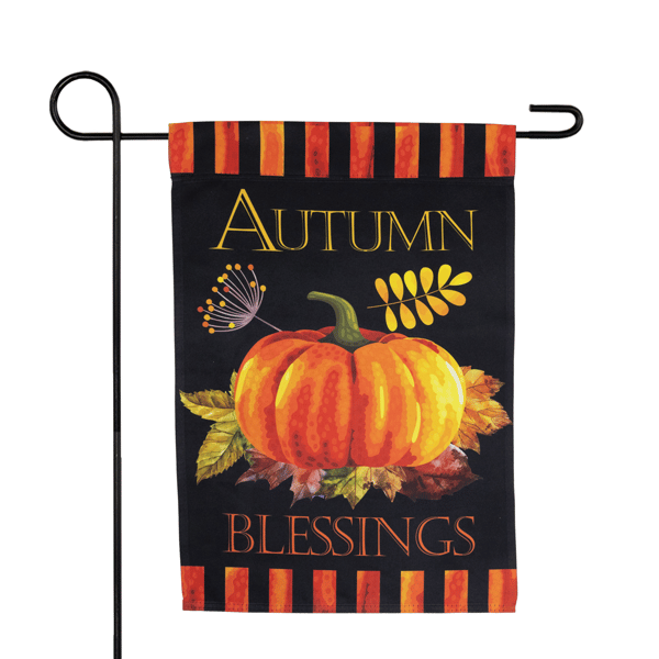 Northlight Autumn Blessings Pumpkin Fall Harvest Garden Flag
