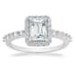 Forever New Baguette Princess Cut White Zirconia Ring - image 1