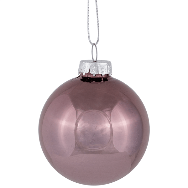 Northlight 24ct. Pink Shiny & Matte Christmas Glass Ornaments - image 