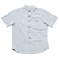 Mens Campia Dots & Diamonds Button Down Shirt - White/Teal - image 1