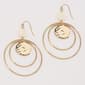 Ashley Cooper(tm) Gold-Tone Double Hoop Bead Earrings - image 1