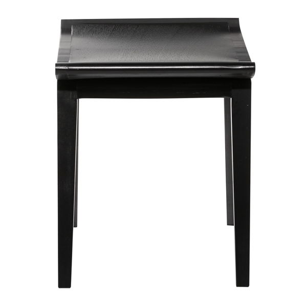 9th & Pike® Traditional Black Wood Stool