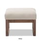 Baxton Studio Yashiya Upholstered Ottoman Stool - image 2