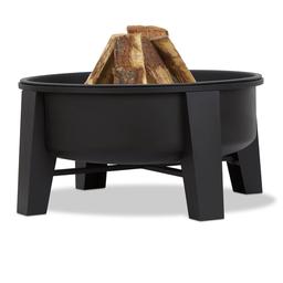 Real Flame Forsyth 35" Round Steel Wood Burning Fire Pit
