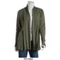 Womens Cure  Open Front Cardigan with Ruching - image 3