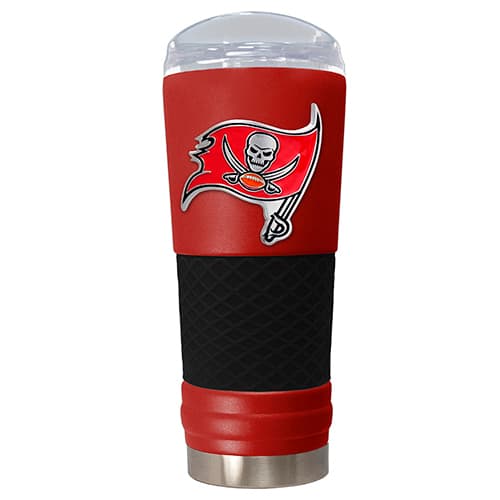 NFL Tampa Bay Buccaneers DRAFT Powder Coated Steel Tumbler - image 