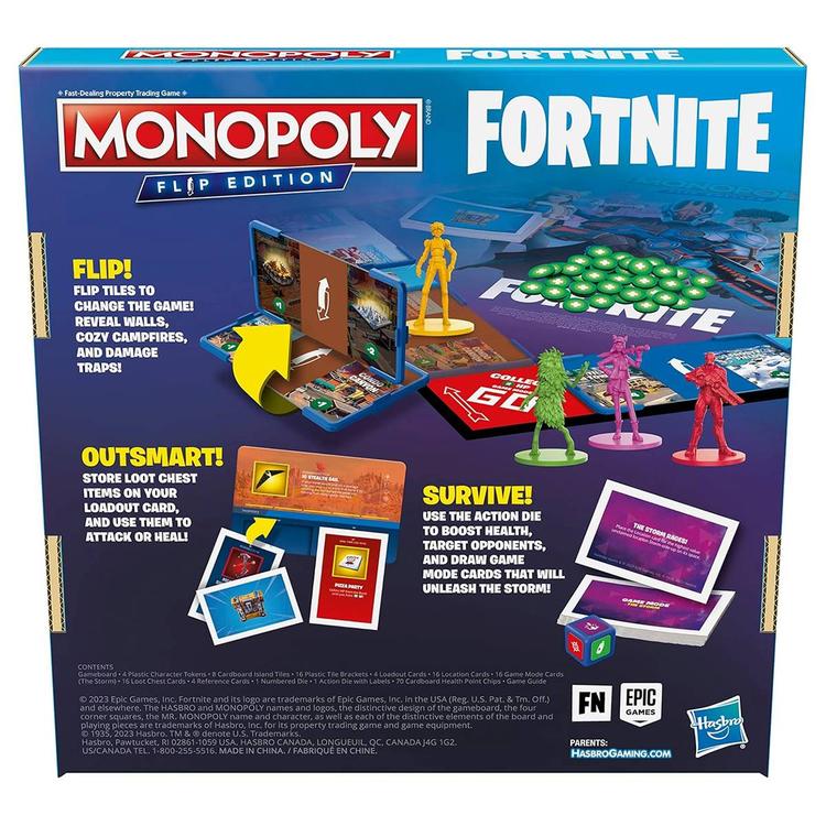 Hasbro Monopoly® Fortnite Flip Edition