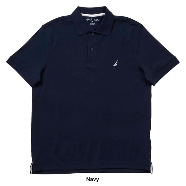 Mens Nautica Short Sleeve Interlock Polo