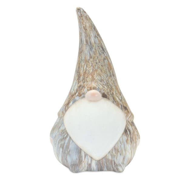 Melrose Modern Terra Cotta Gnome Figurine - Set of 2