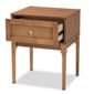 Baxton Studio Ramiel Modern Ash Walnut Wood 1-Drawer Nightstand - image 2
