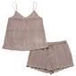 Womens Danskin Poly Rib Cami & Shorts Pajama Set - image 1