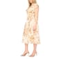 Petite MSK Short Sleeve Floral Chiffon Pintuck Midi Dress - image 3