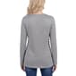 Womens NY Collection Long Sleeve Cinch Side Blouse - image 2