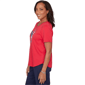 Petite Alfred Dunner Lady Liberty Butterfly Embroidery Blouse - image 3