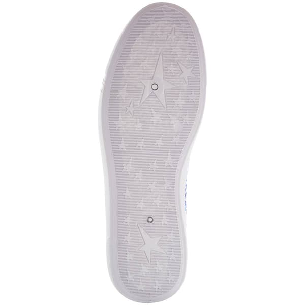 Womens Ashley Blue Floral Blue Canvas Flats