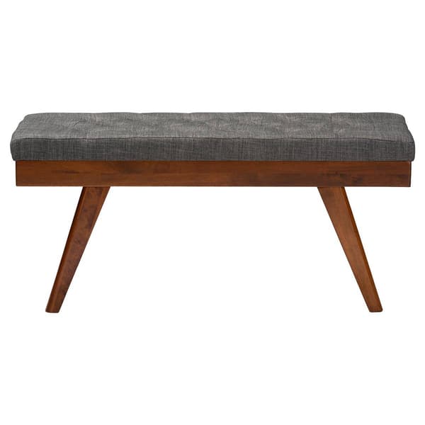 Baxton Studio Alona Wood Dining Bench