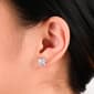 Forever New Sterling Silver 4mm, 5mm & 7mm CZ Stud Earrings Set - image 4