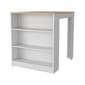FM FURNITURE Alameda Pine Top Kitchen Island - image 1