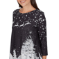 Petite Ruby Rd. Happy Holidays Santa''s Sleigh Scenic Tee - image 5