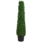 Northlight Seasonal 4ft. Pre-Lit Artificial Boxwood Topiary Tree - image 1