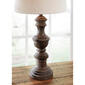 Signature Design by Ashley Faux Wood Poly Table Lamp - image 2