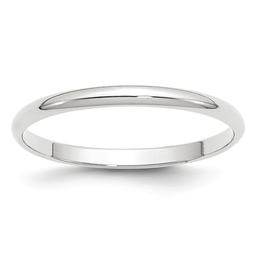 Endless Affection™ 10kt. White Gold 2mm Wedding Band