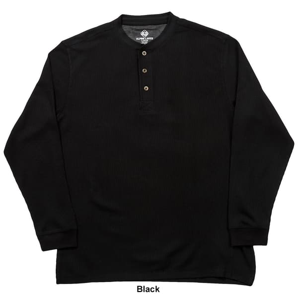 Mens Alpine Lakes Long Sleeve Thermal Henley