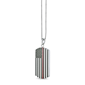 Mens Lynx Stainless Steel Dog Tag Pendant Necklace - image 3