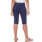 Womens Skye''s The Limit Coastal Blues Solid Skimmer Pants - image 2