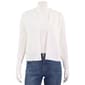 Petites 89th &amp; Madison Long Pointelle Slv Novelty Cardigan - image 1
