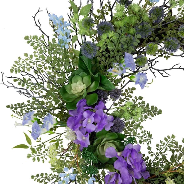 Northlight Seasonal Artificial Mixed Wildflowers Spring Wreath