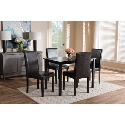 Baxton Studio Mia 5pc. Dining Set - image 