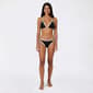 Juniors Mykonos Blue 2pc Black Triangle Bikini with Charms Set - image 1