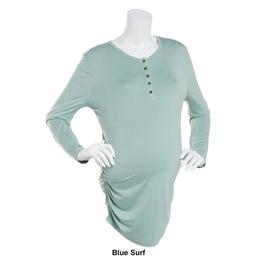 Womens Times Two Long Sleeve Cinch Side Maternity Top