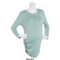 Womens Times Two Long Sleeve Cinch Side Maternity Top - image 3
