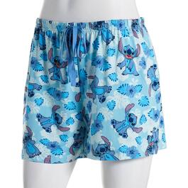 Juniors MJC Disney Stitch Hibiscus Toss Boxer Pajama Shorts