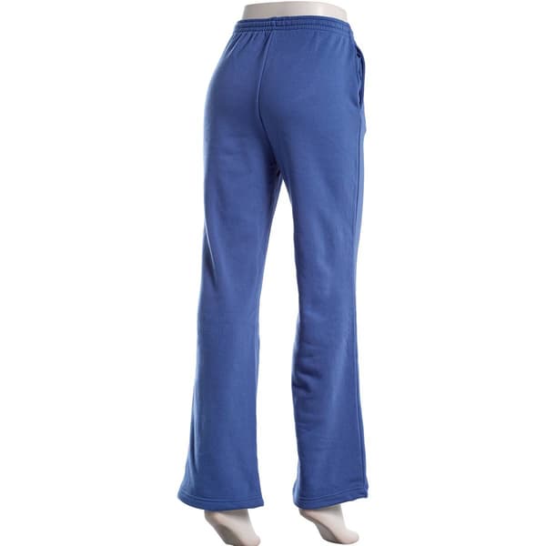 Juniors Hybrid Stitch Wide Leg Fleece Sweatpants