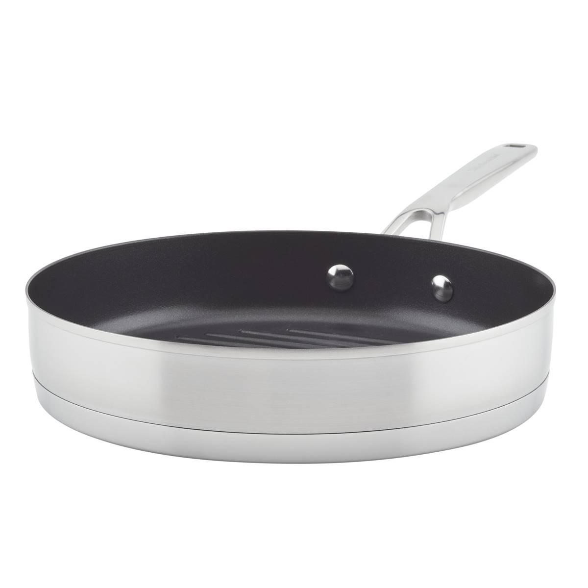 KitchenAid® Stainless Steel 3-Ply Base 10.2in. Nonstick...