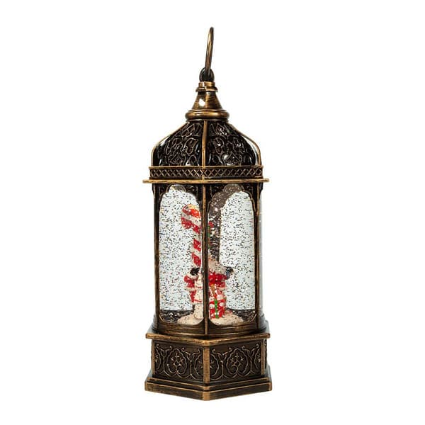 Kurt S. Adler 11in. Light Up Santa Water Lantern