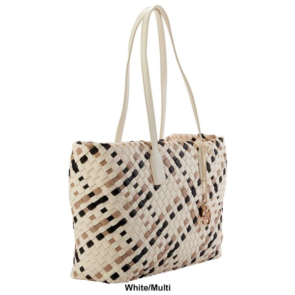 Anne Klein Woven Tote w/ Pouch